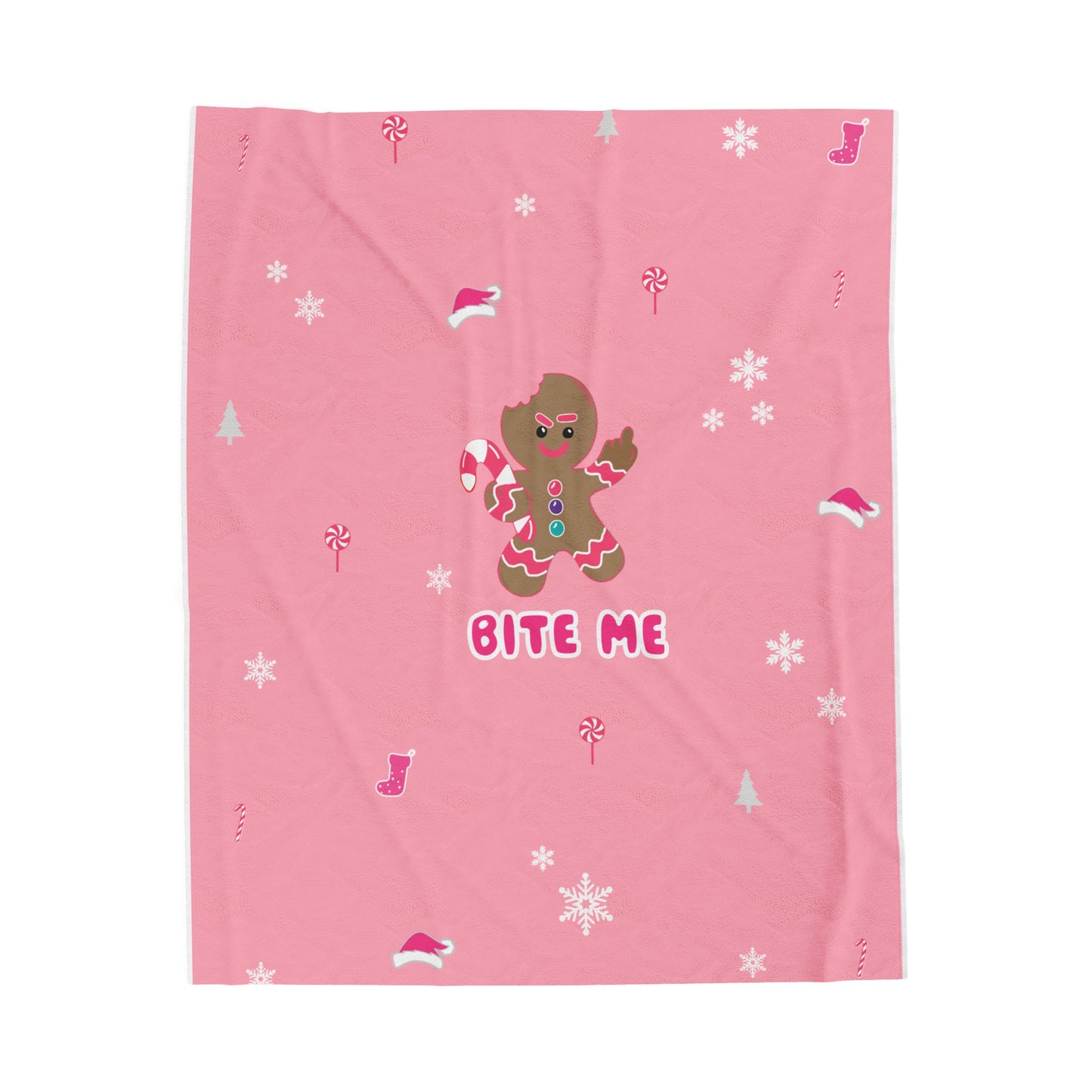 'Bite Me' Plush Blanket